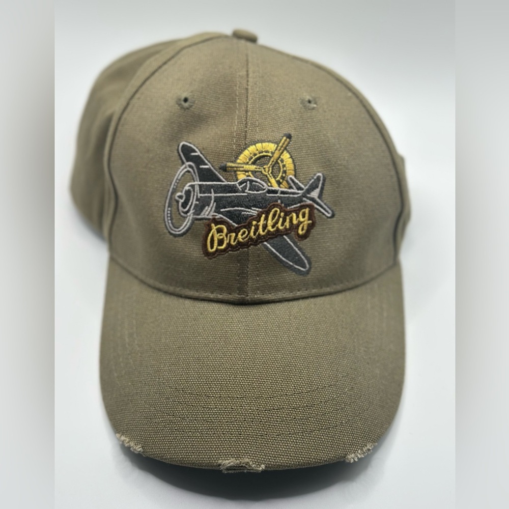 Breitling Green Factory Embroidered Aviator Airpl… - image 1